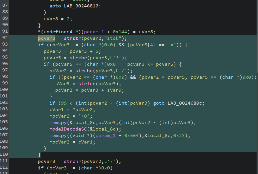 stok parsing